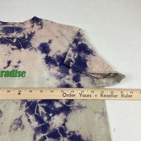 Pacsun Mens Paradise T-Shirt Tie Dye Crew Neck Short Sleeve Casual Tee S Small - Picture 8 of 10
